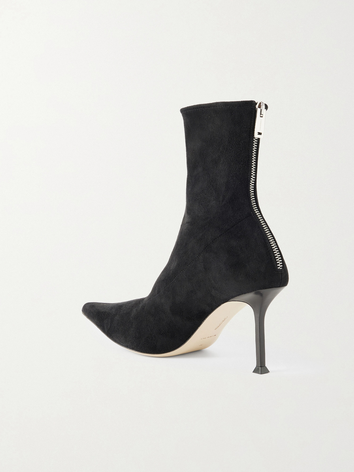 Helix Stretch Stretch-Suede Ankle Boots