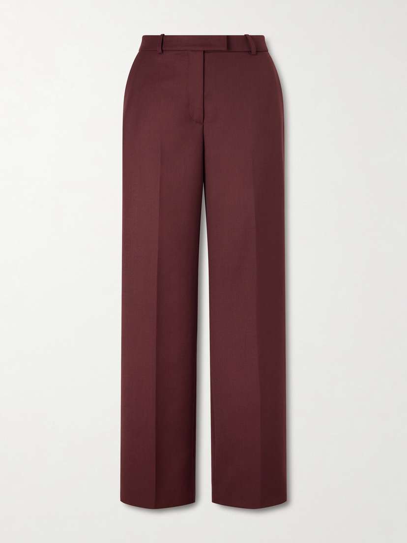 The Frankie Shop Lenora Woven Straight-leg Pants