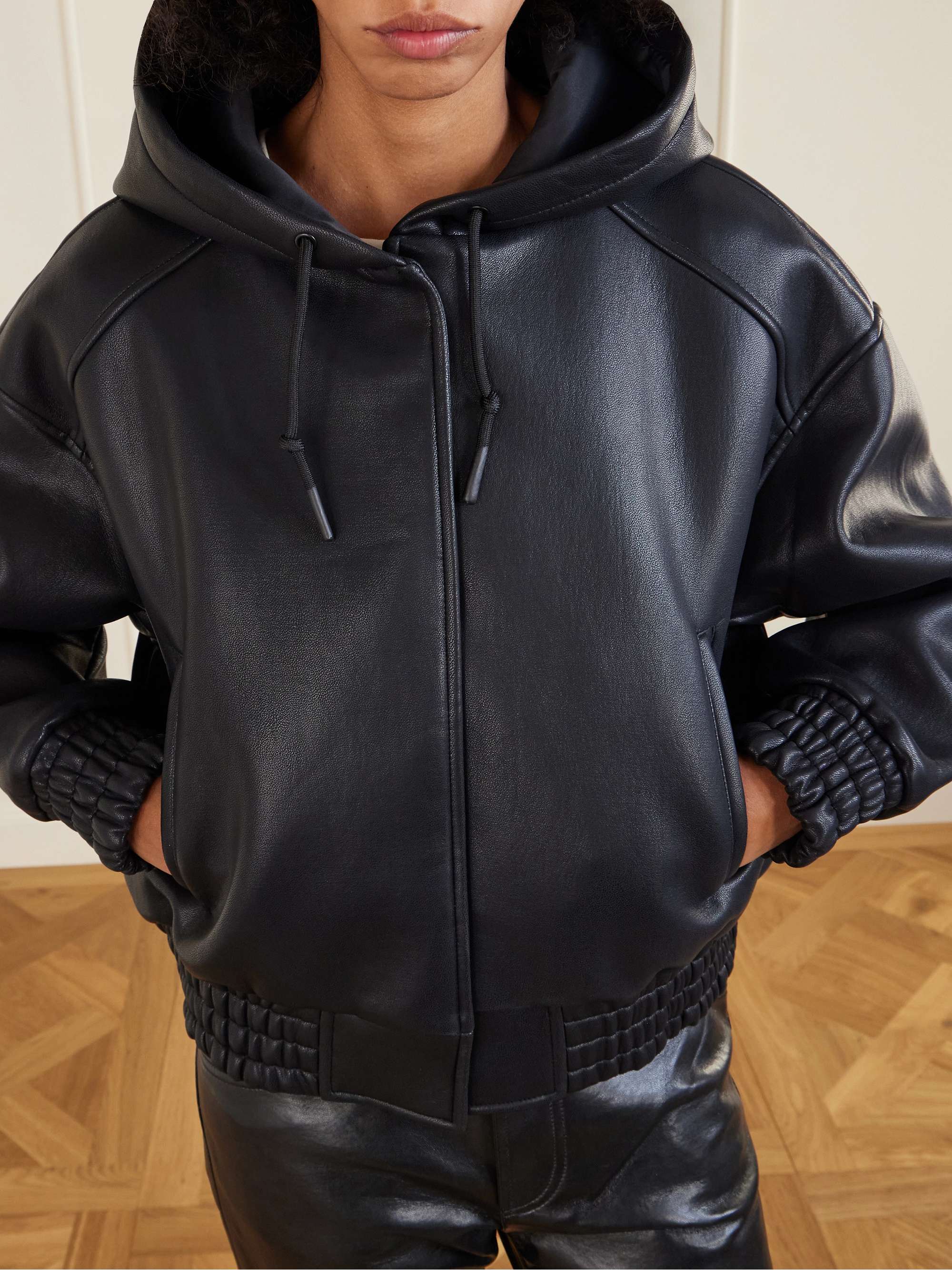 THE FRANKIE SHOP Jackson hooded bomber jacket | NET-A-PORTER