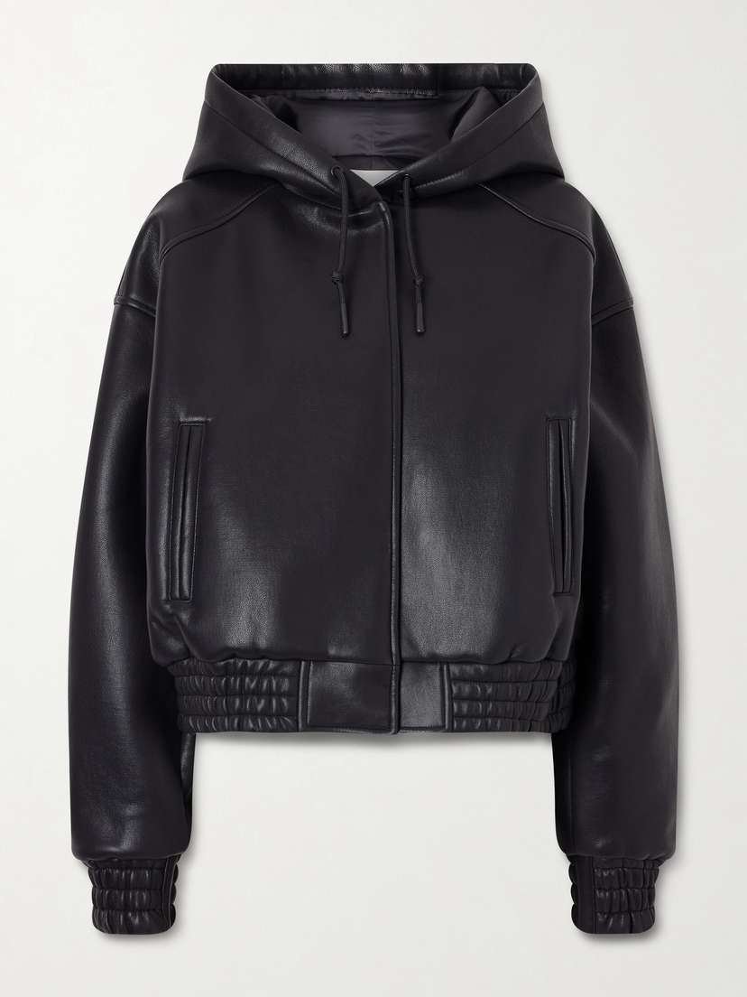 The Frankie Shop Jackson Hooded Bomber Jacket