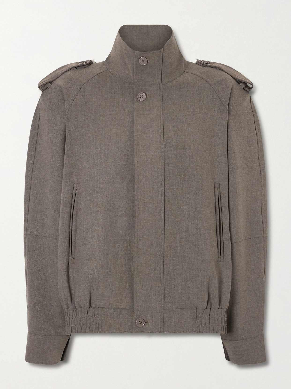 The Frankie Shop - Kelly Woven Jacket - Taupe