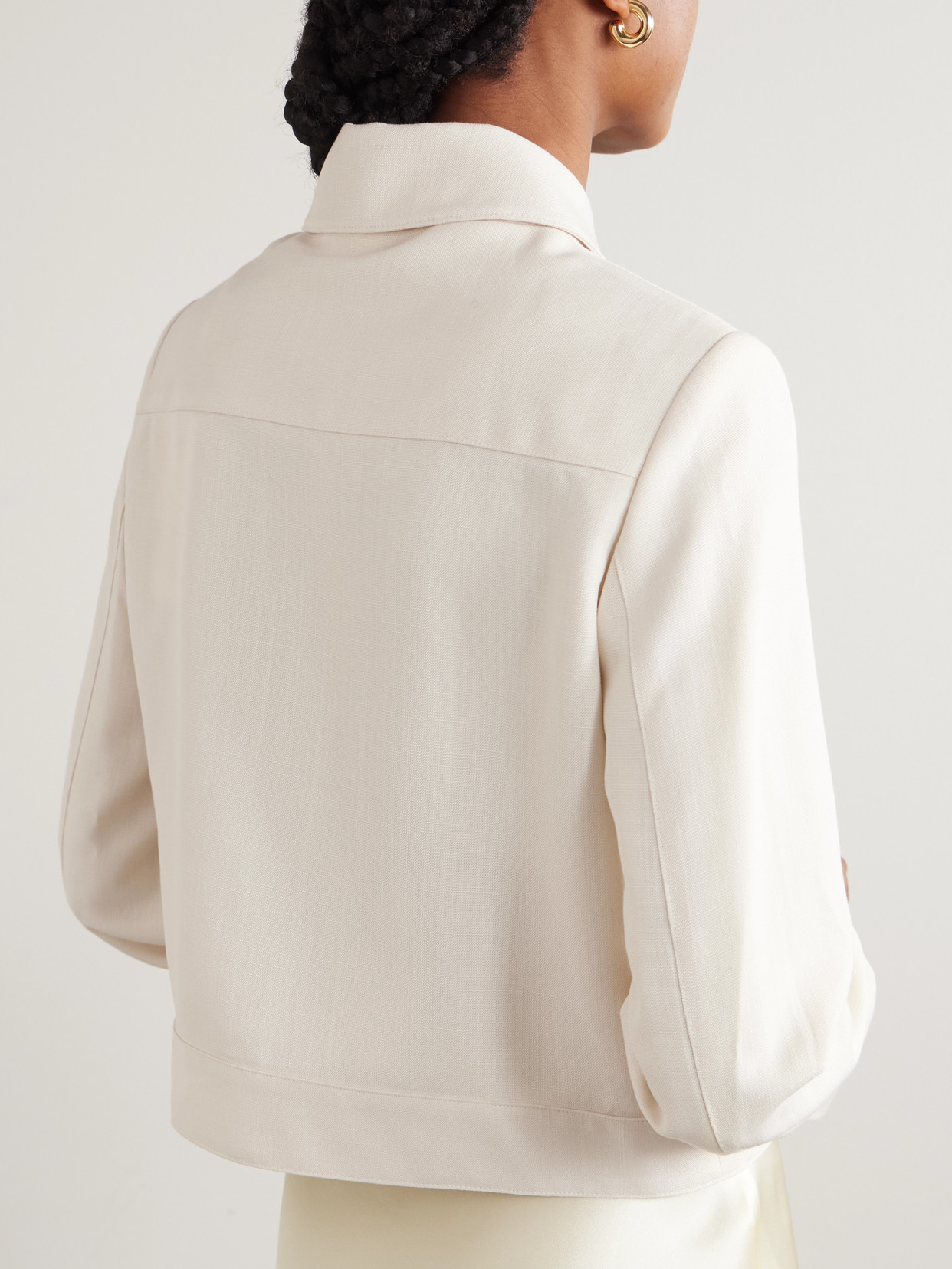 Renoir Cropped Woven Jacket