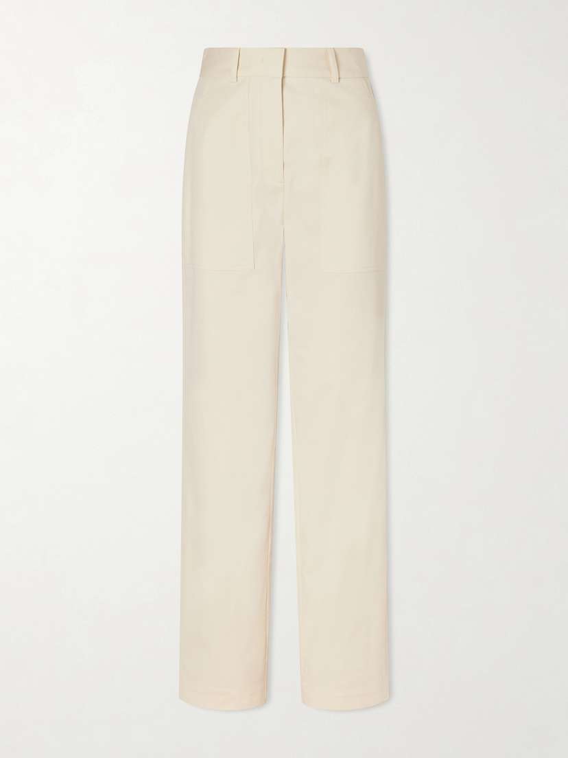 Joseph Jaber Cotton-blend Straight-leg Pants
