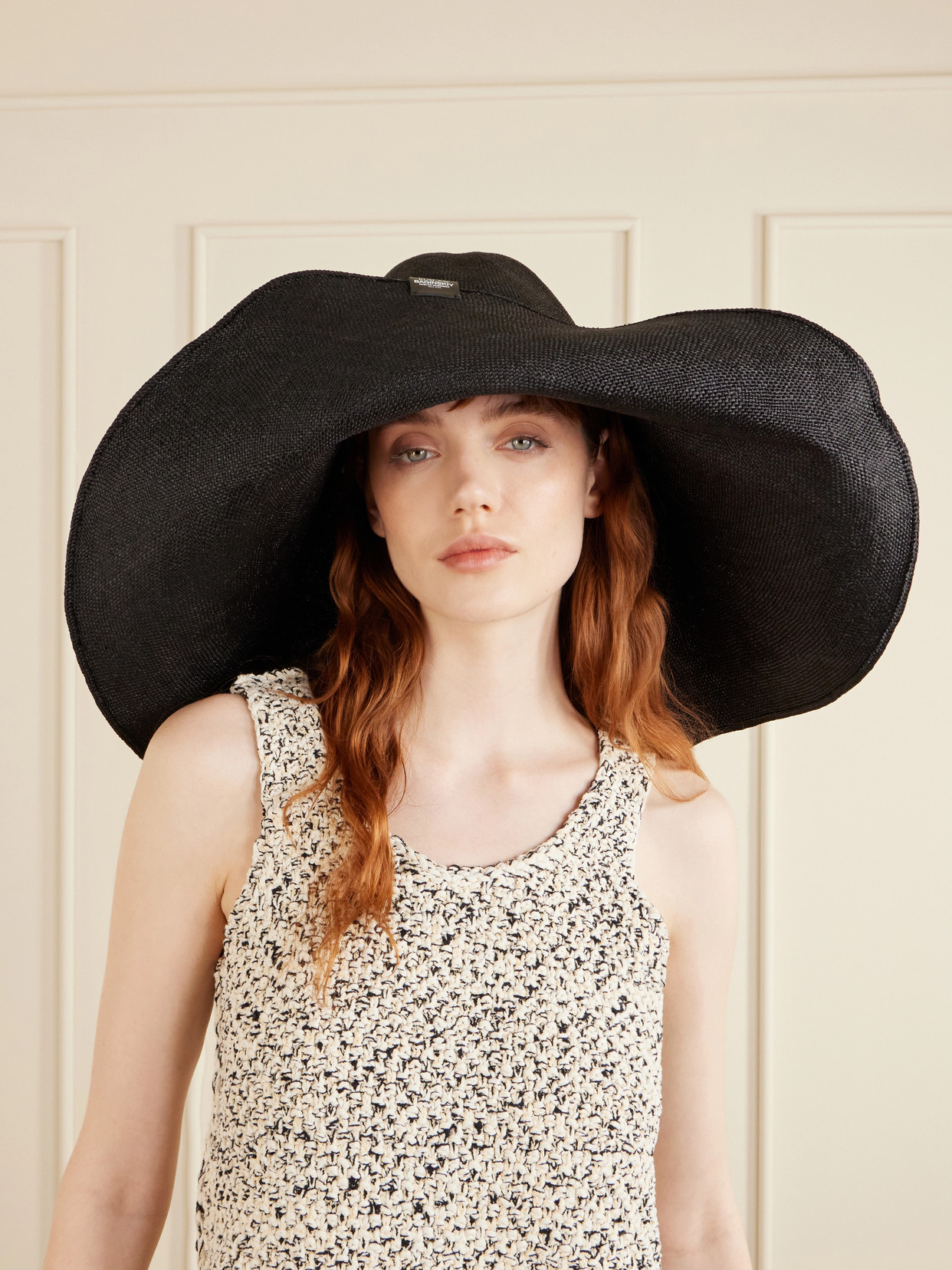 Ruslan Baginskiy Foldable Straw Hat In Black