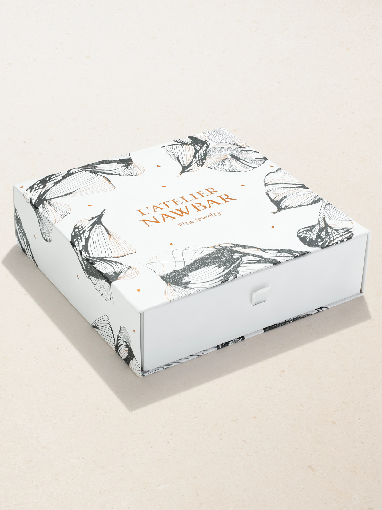 L'atelier Nawbar Buoy 18-karat White And Yellow Gold Diamond Hoop Earrings In Gold