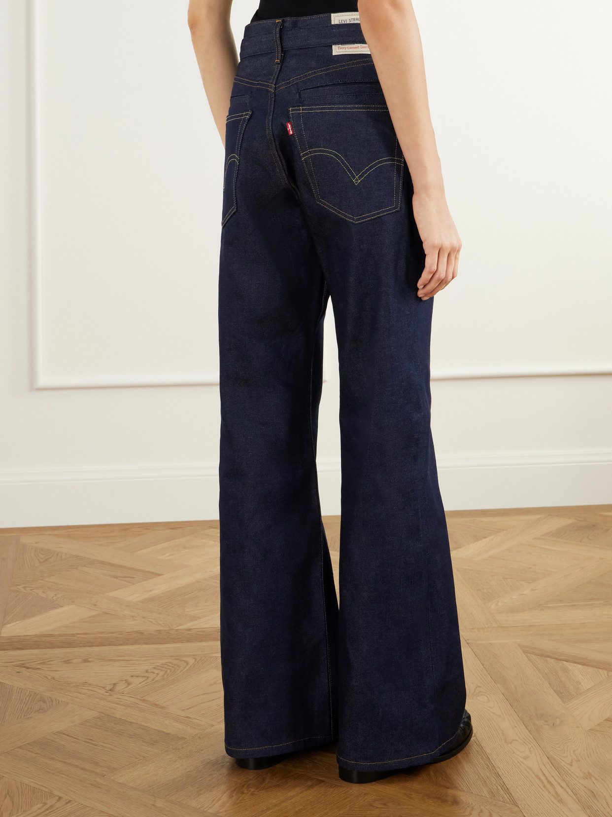 + Levi'S Belted Webbing-Trimmed Mid-Rise Flared Jeans