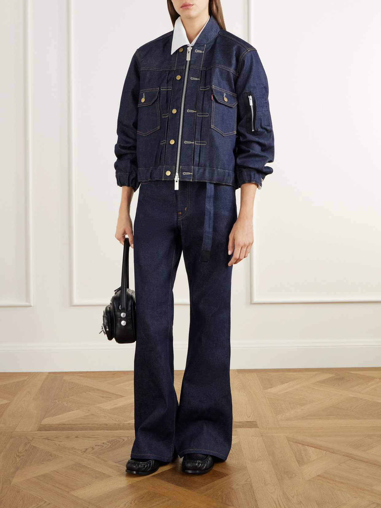 + Levi'S Belted Webbing-Trimmed Mid-Rise Flared Jeans
