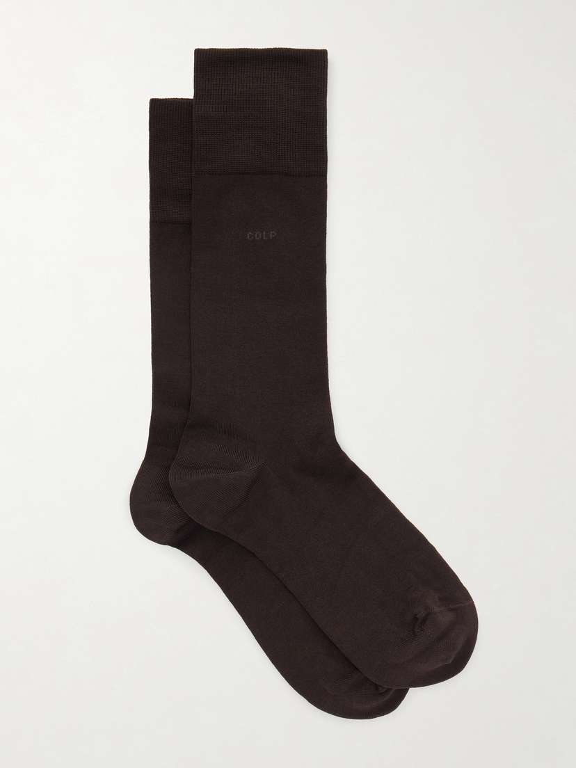 CDLP Set Of Six Cotton-blend Socks