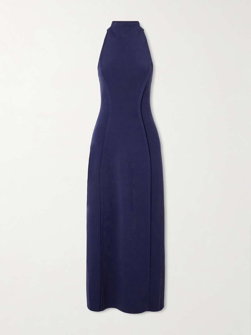 Cult Gaia Keller Stretch-knit Turtleneck Midi Dress