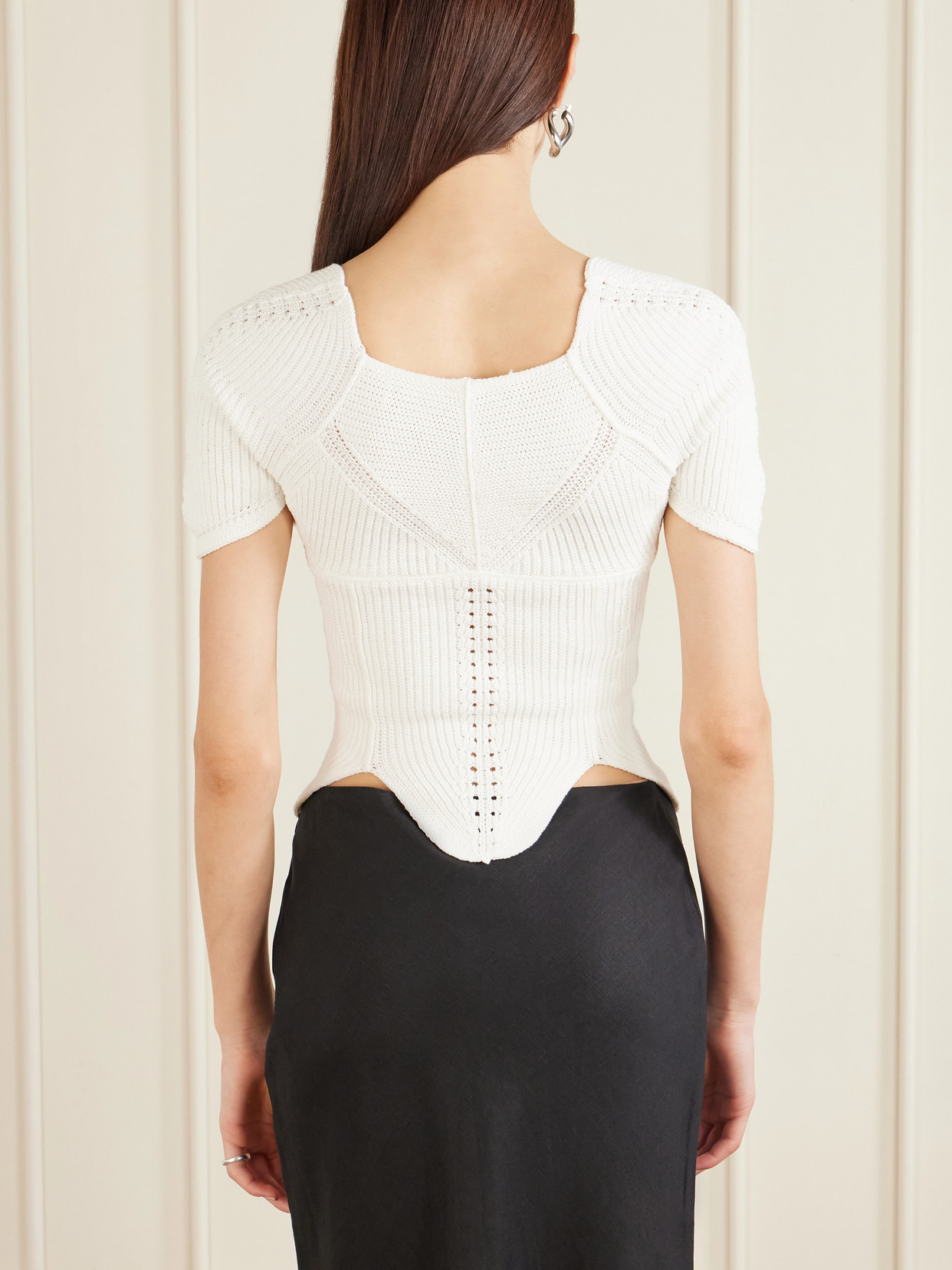 Eliza Crocheted Cotton Top