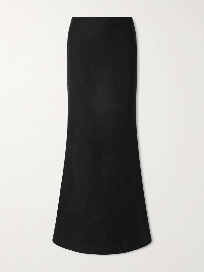 Cult Gaia Chantel Linen Maxi Skirt