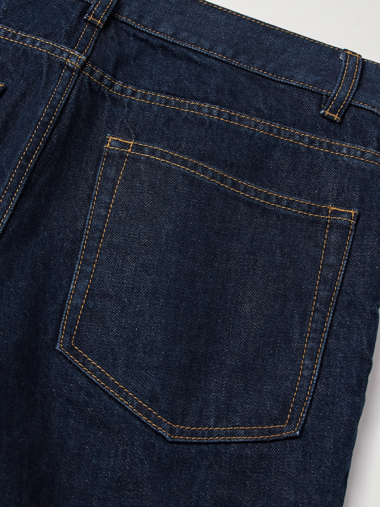 The Row Carlyl High-rise Straight-leg Jeans In Blue