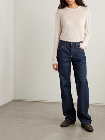 The Row Carlyl high-rise straight-leg jeans