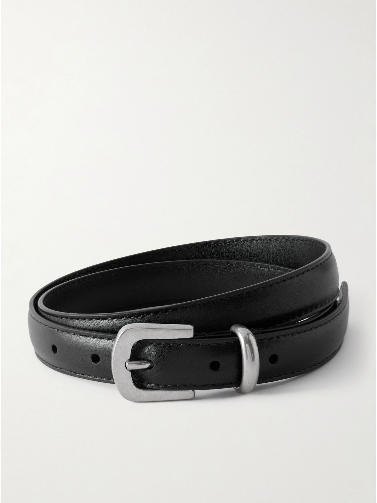 ring leather belt