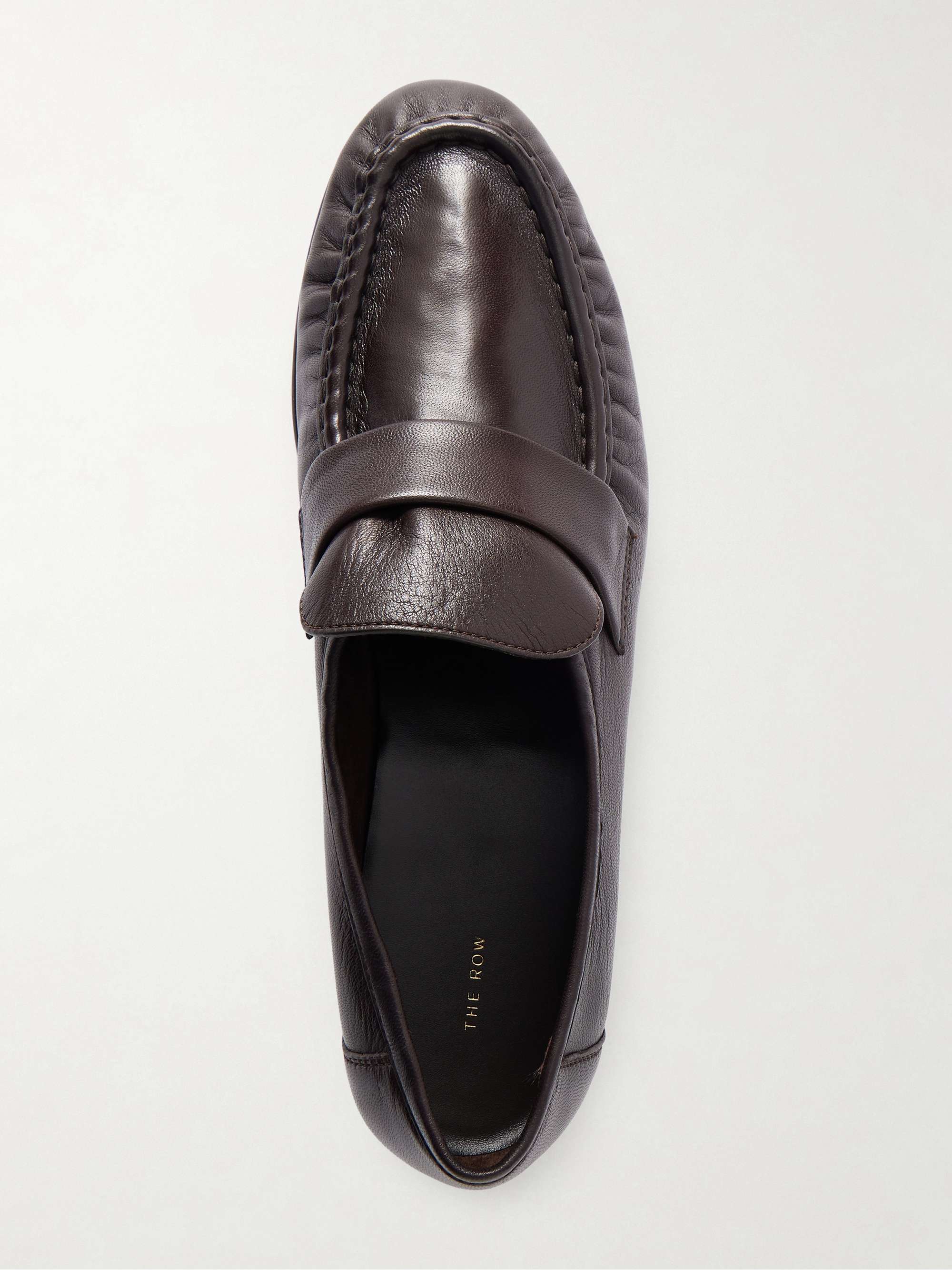 THE ROW Leather loafers | NET-A-PORTER