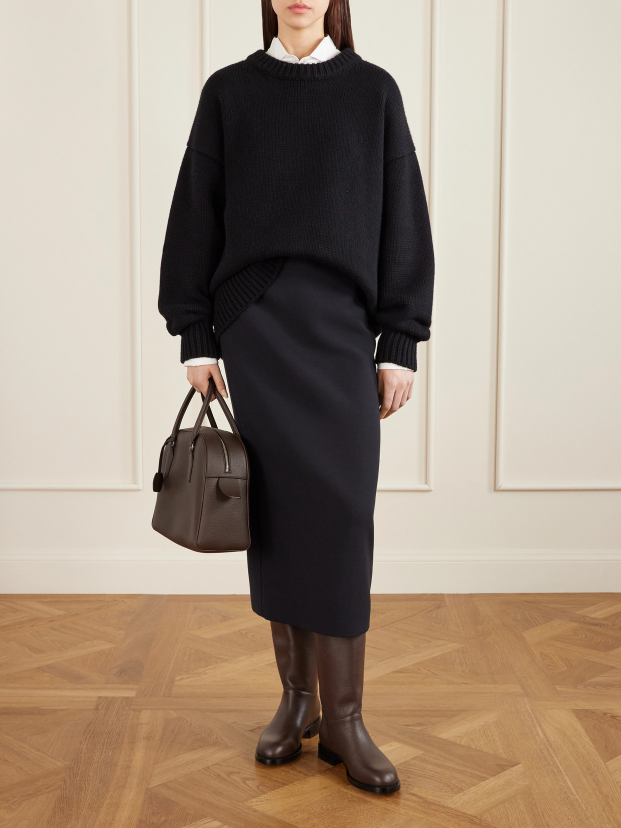 Nobilis Textured-Leather Ankle Boots