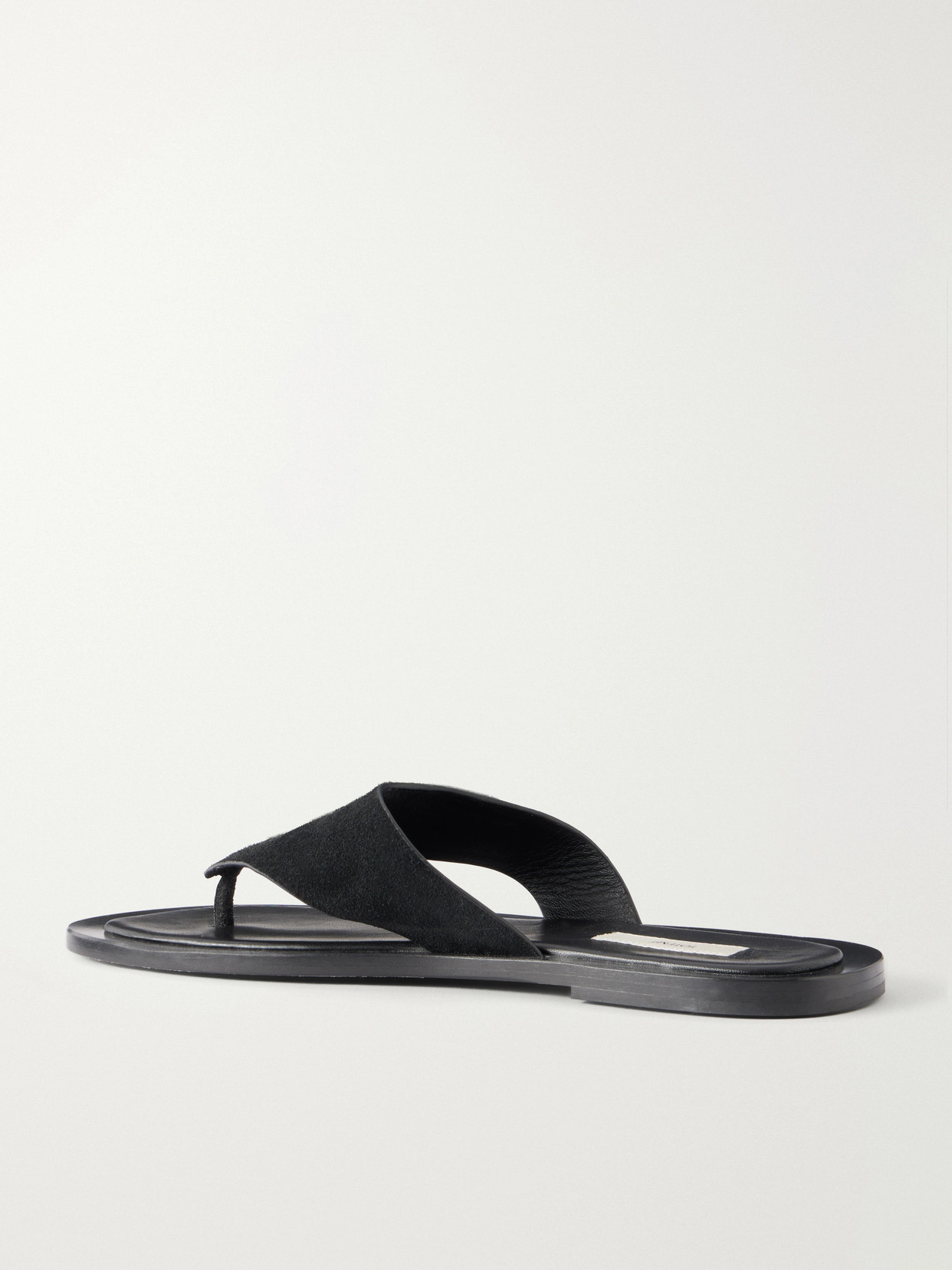 Suede Thong Sandals