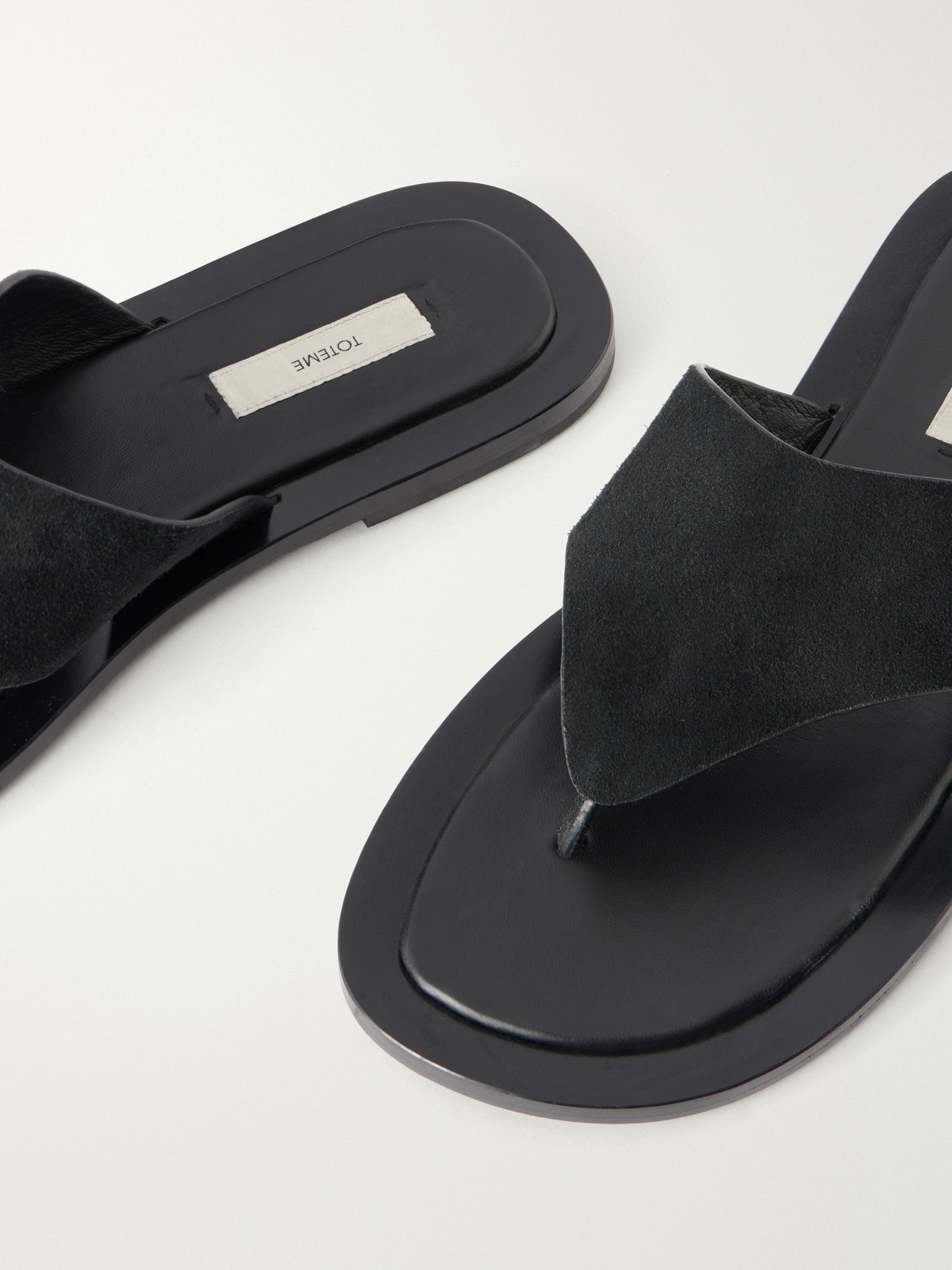 Suede Thong Sandals
