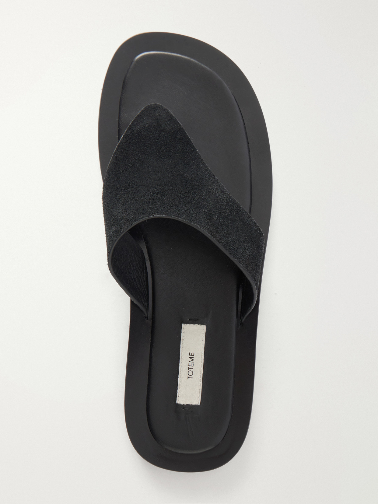 Suede Thong Sandals