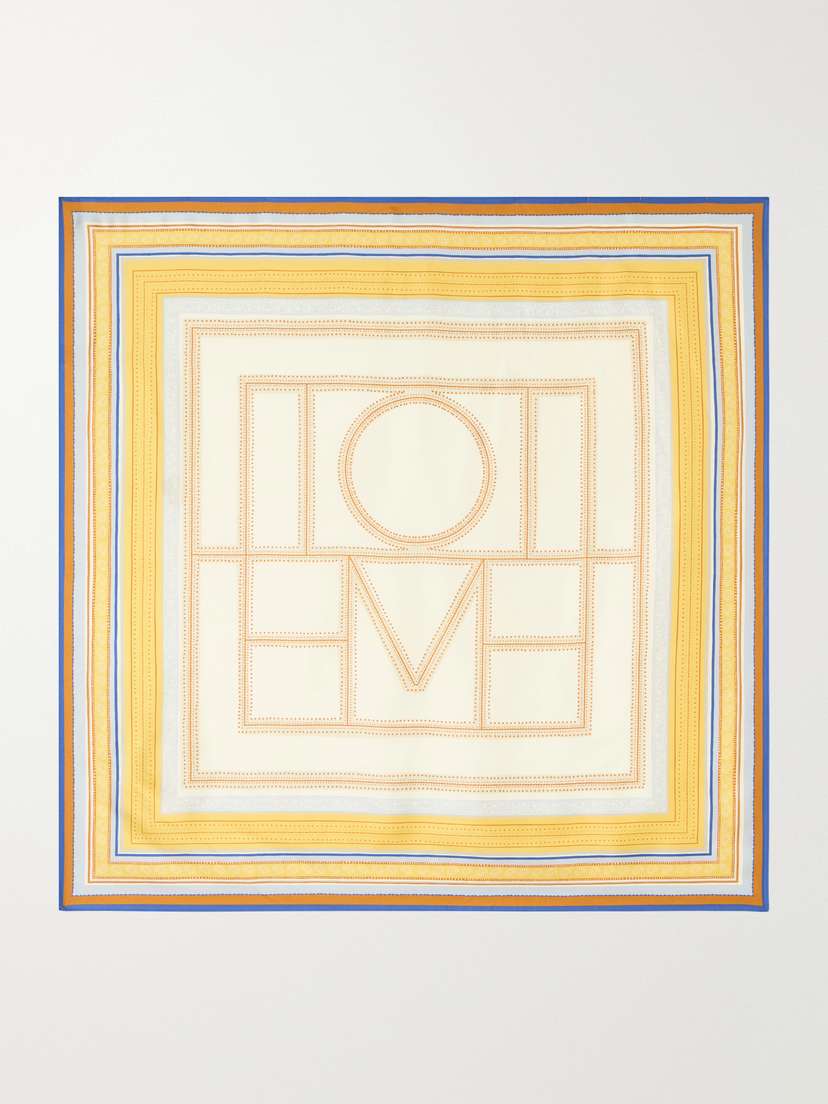 TOTEME Printed Silk-twill Scarf | Thumbnail 5 TOTEME Printed Silk-twill Scarf | Thumbnail 5
