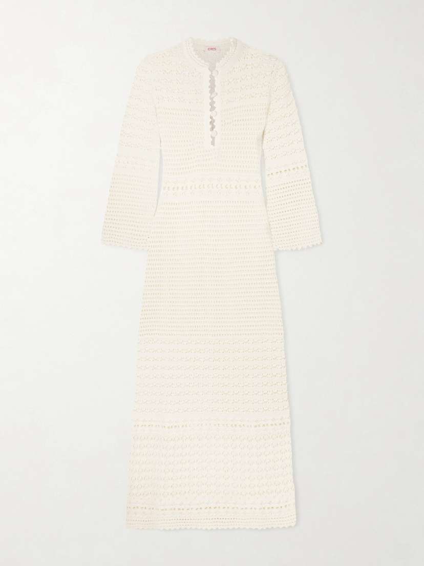 Eres Madone Open-knit Maxi Dress