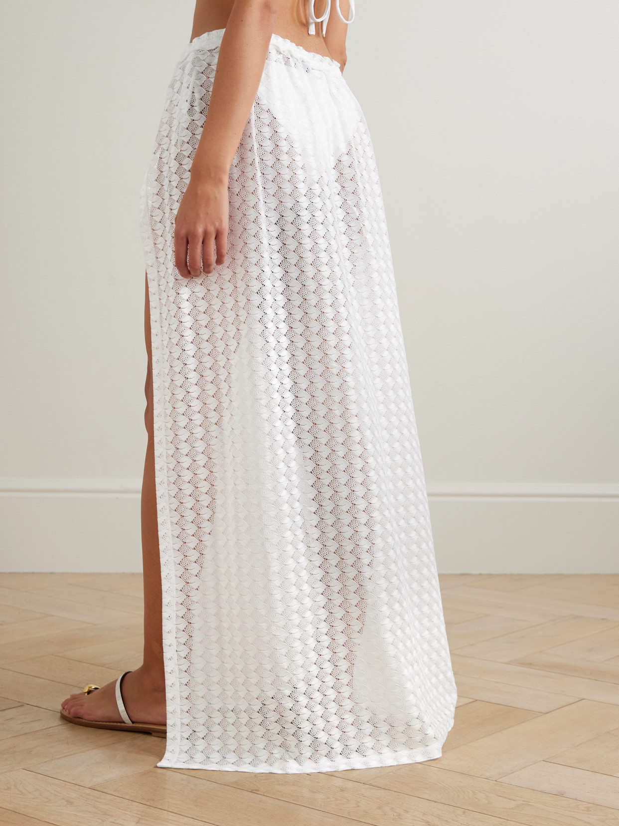 Mendi Open-Knit Maxi
