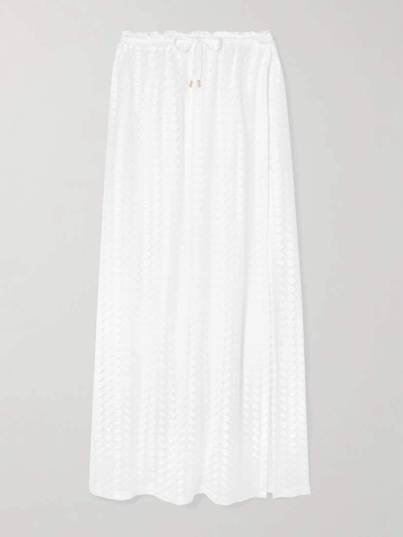 Melissa Odabash Mendi Open-knit Maxi Skirt