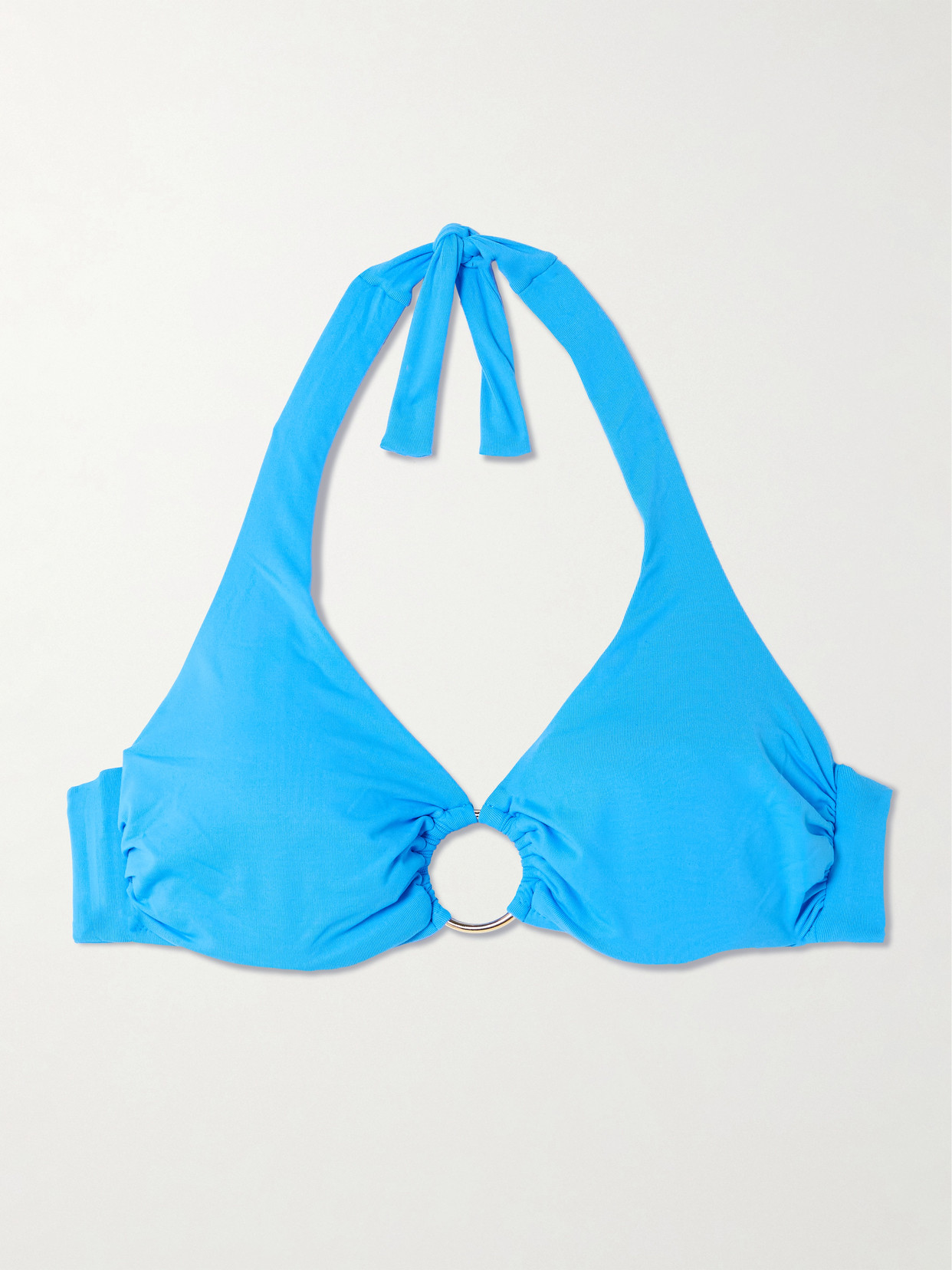 Melissa Odabash Brussels Embellished Underwired Bikini Top In Blue