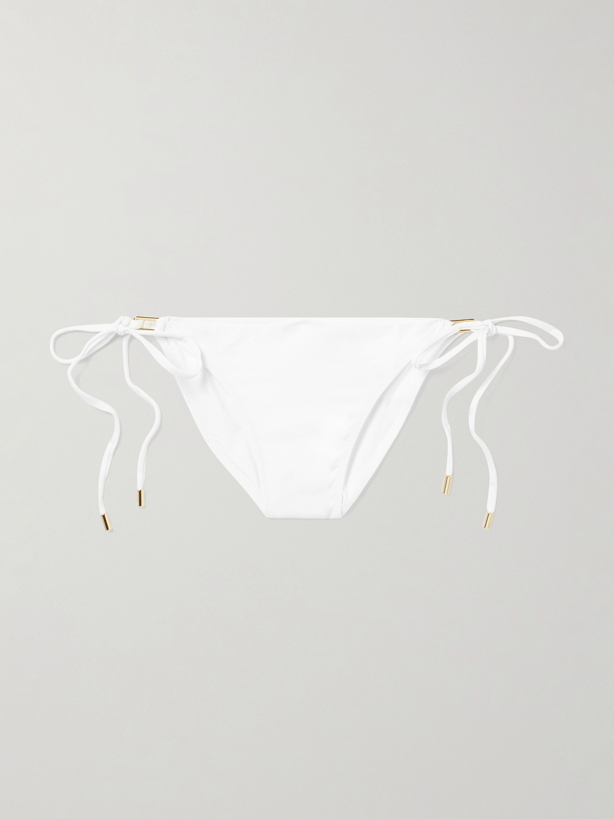 Melissa Odabash Cancun Embellished Bikini Briefs In White