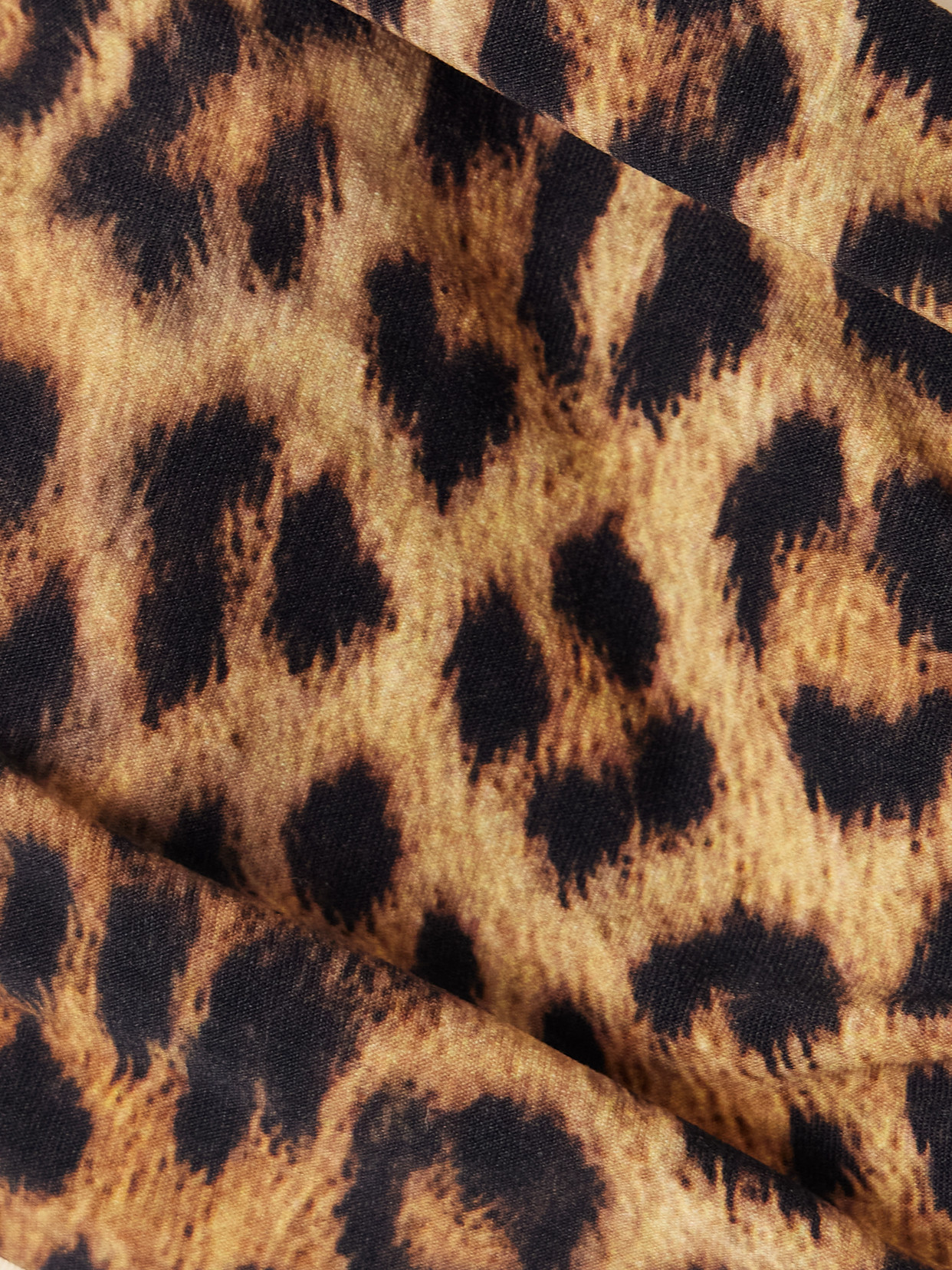 Melissa Odabash Prague Leopard-print Bandeau Bikini Top In Brown