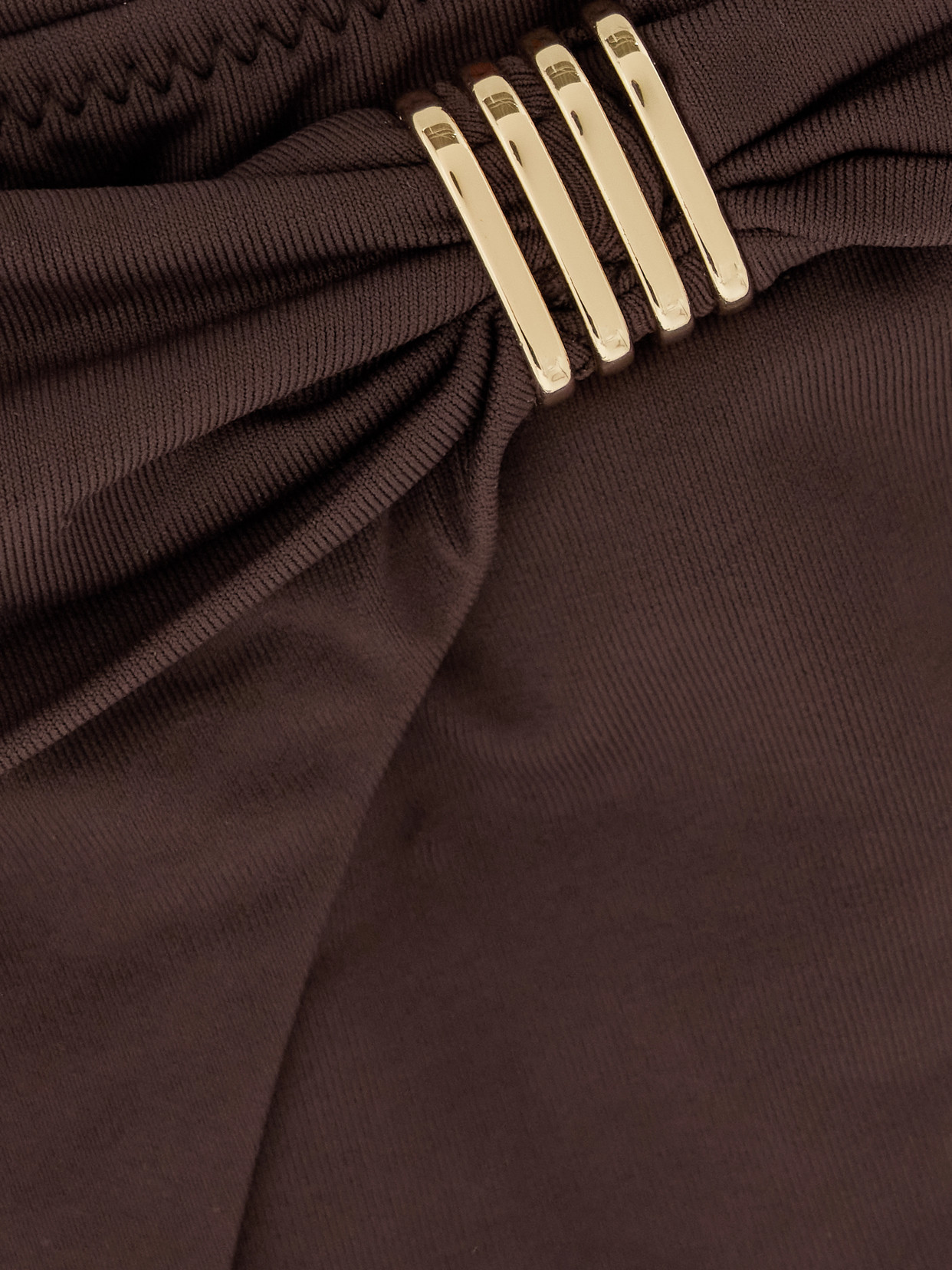 Melissa Odabash Grenada Embellished Bikini Briefs In Brown