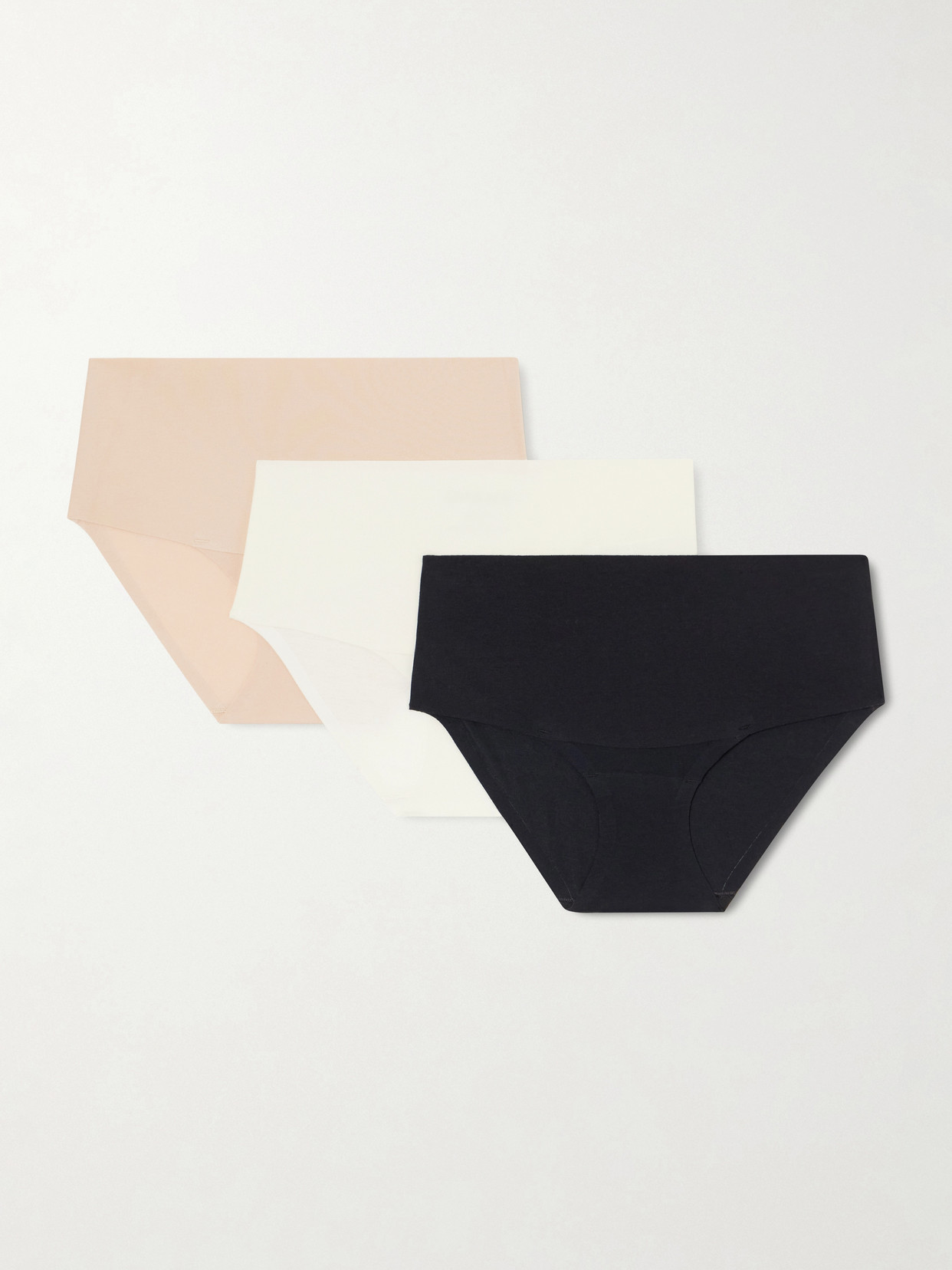 Spanx Undie-tectable Set Of Three Stretch-jersey Briefs In Multi