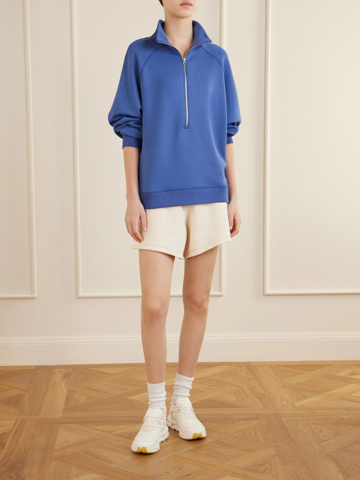 Selene Jersey Half-Zip Sweater