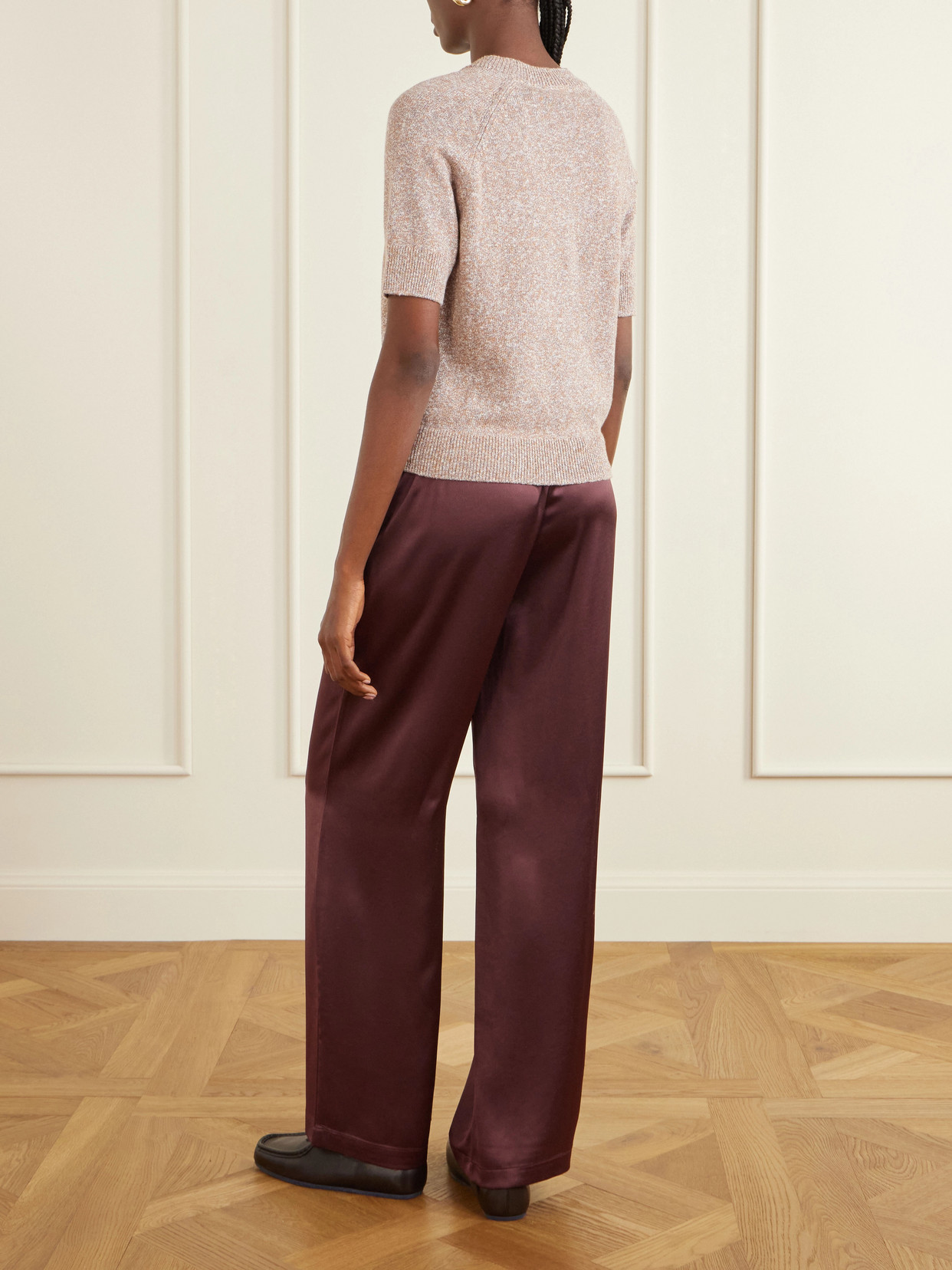 Cotton And Linen-Blend T-Shirt