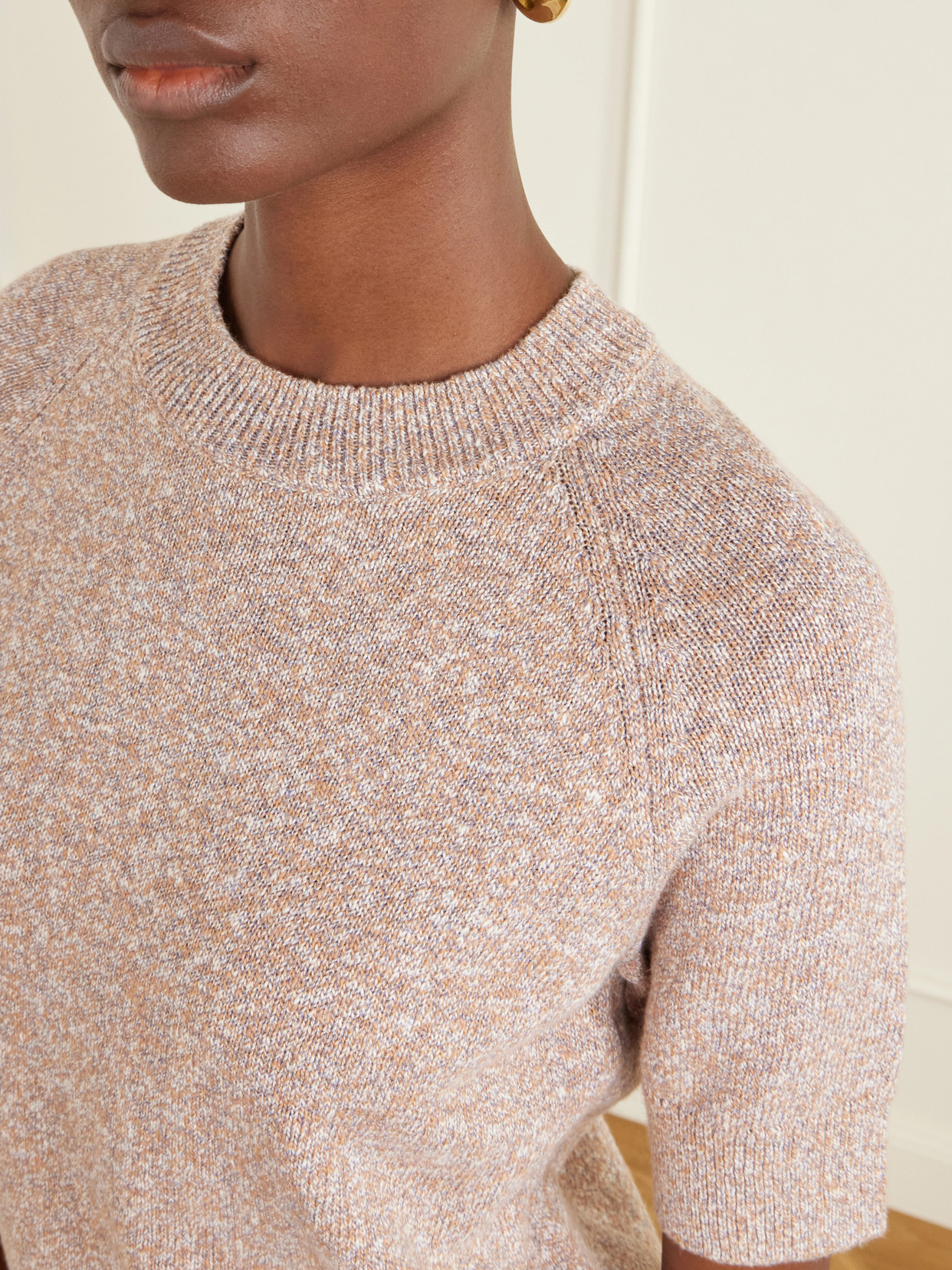 Cotton And Linen-Blend T-Shirt