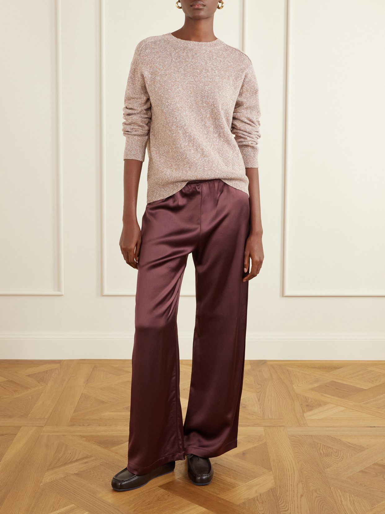 Organic Cotton And Linen-Blend Sweater