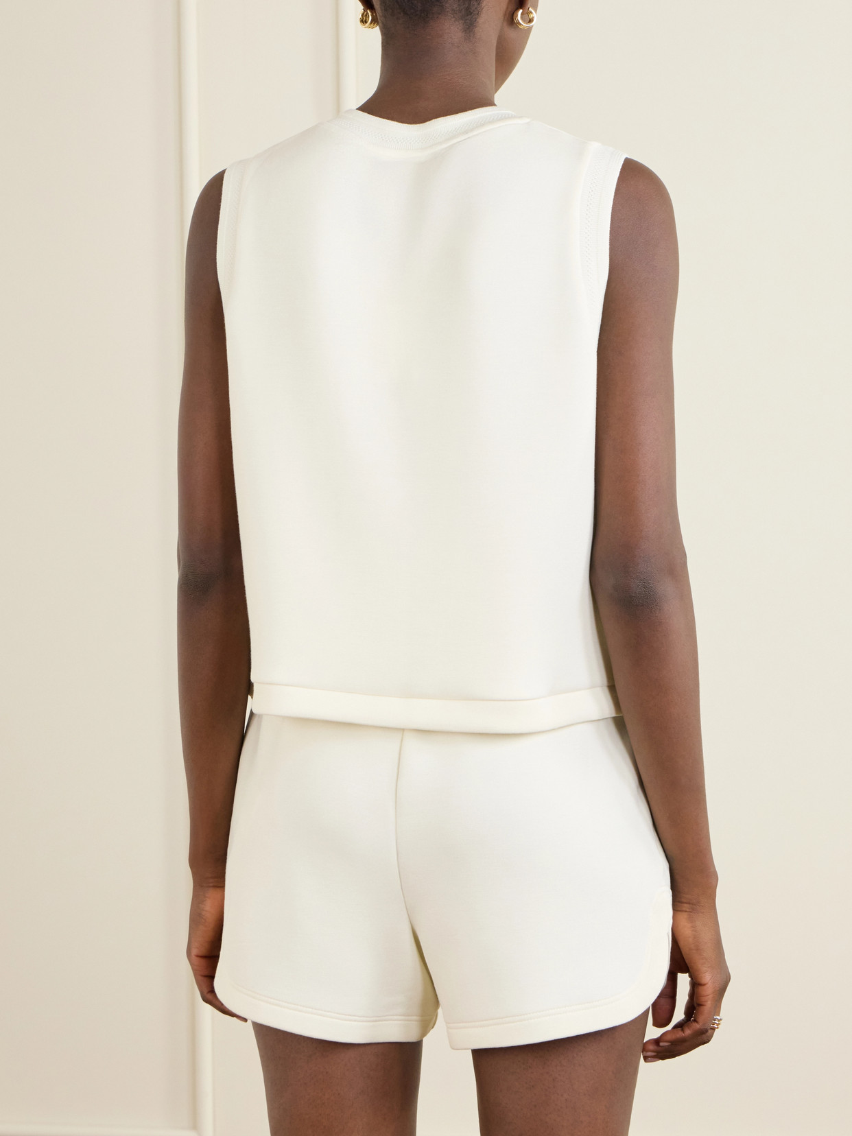 Marla Embellished Jersey Tank Top