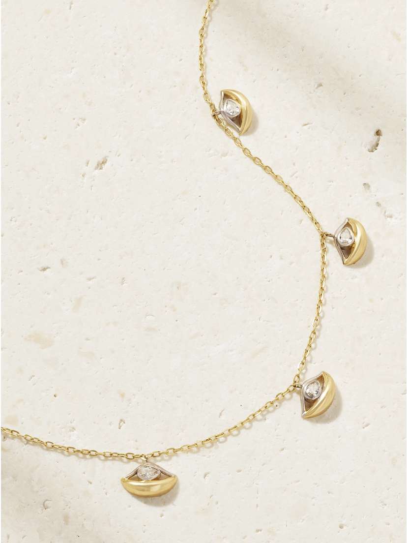 L’Atelier Nawbar Five Mini Eyes 18-karat Gold Diamond Chocker | Thumbnail 6 L’Atelier Nawbar Five Mini Eyes 18-karat Gold Diamond Chocker | Thumbnail 6