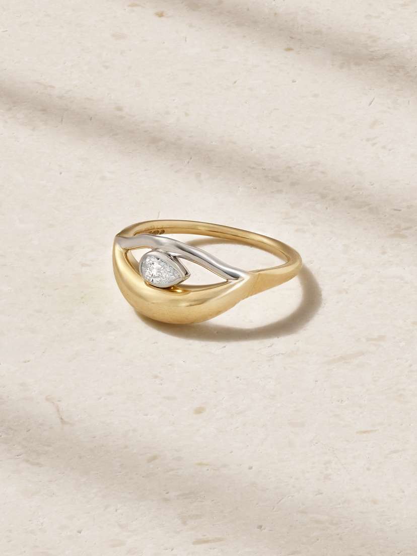L’Atelier Nawbar Salvatore 18-karat Gold Diamond Band