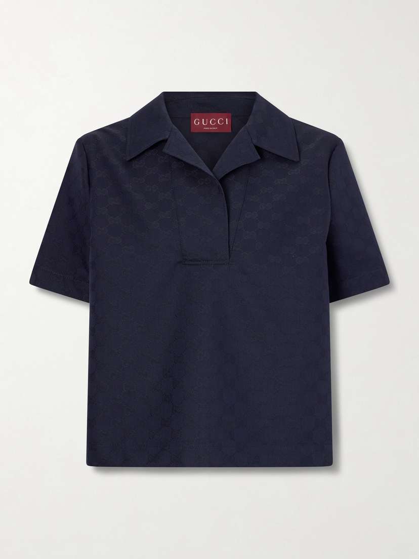 Gucci Jacquard Polo Top