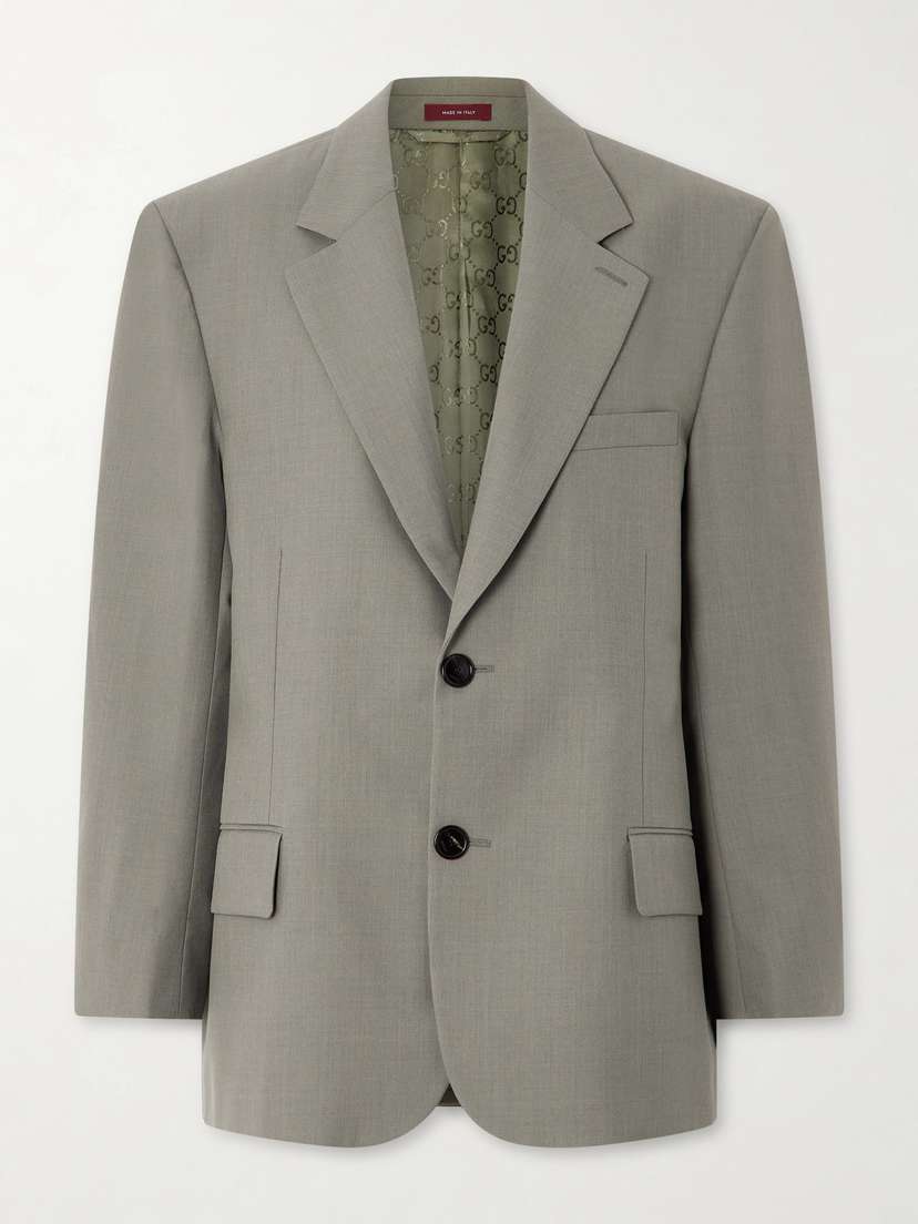Gucci Wool And Cotton-blend Blazer