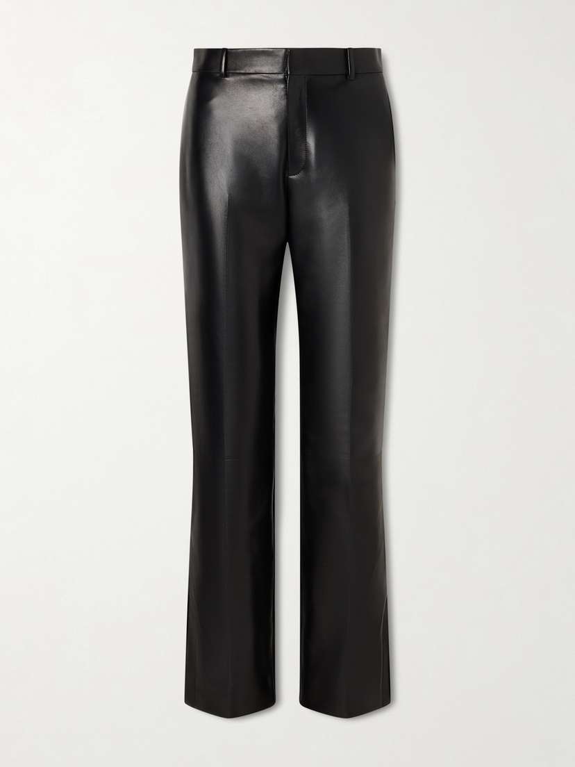 Gucci Leather Straight-leg Pants