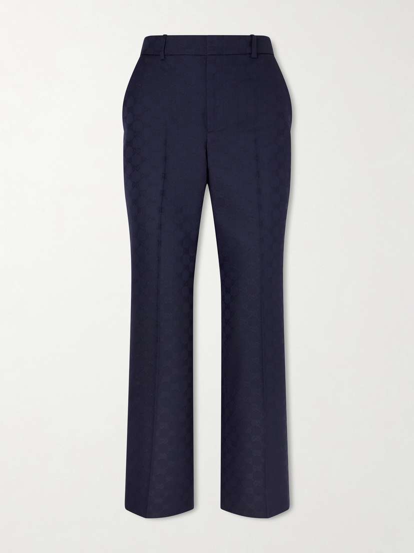 Gucci Jacquard-twill Tapered Pants
