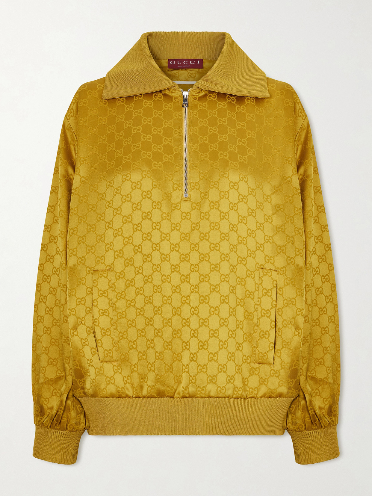 Satin-Jacquard Track Jacket