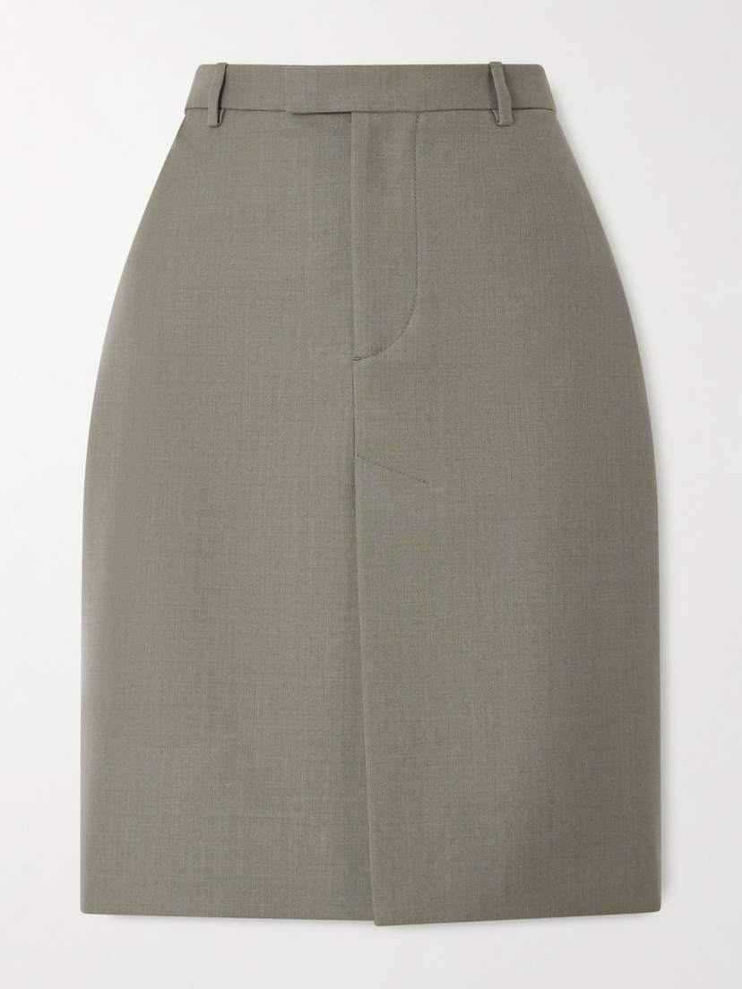 Gucci Wool And Cotton-blend Skirt