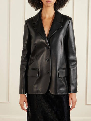 Gucci Leather blazer