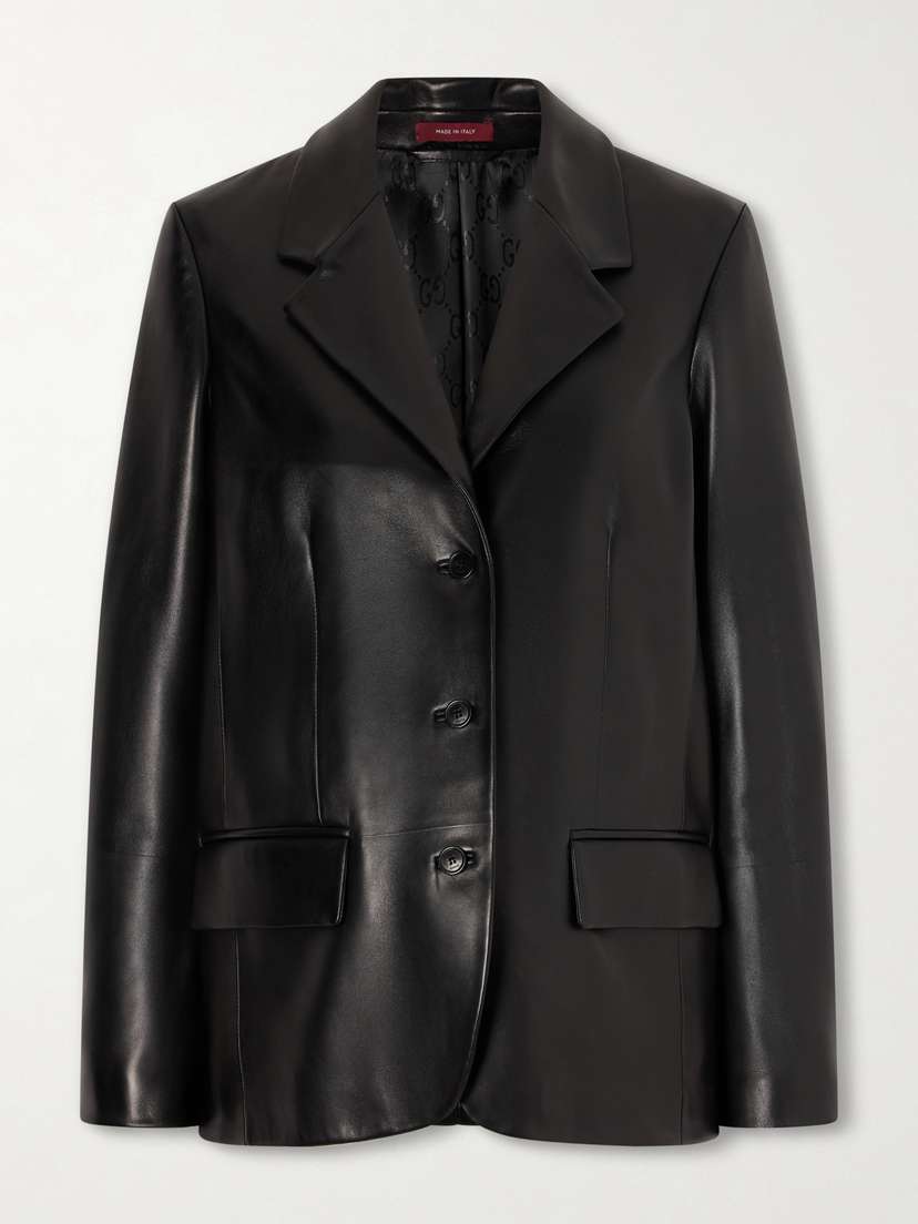 Gucci Leather Blazer