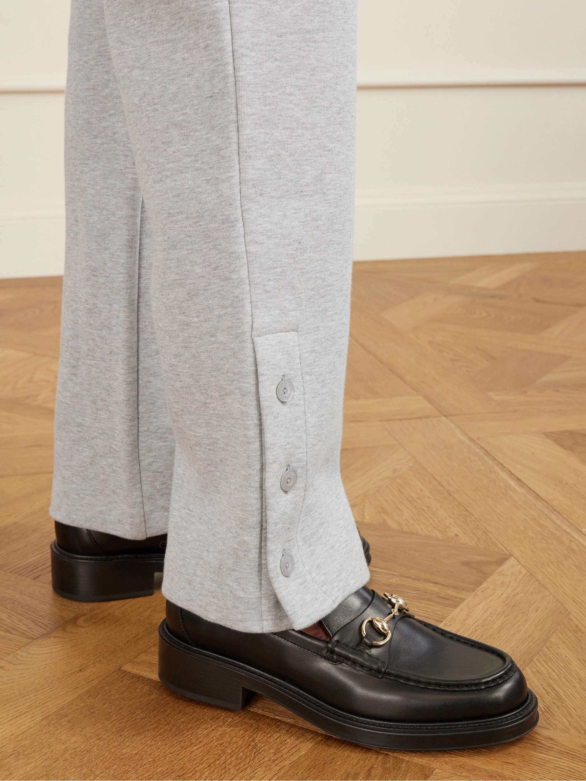 GUCCI Cotton-blend jersey track pants | NET-A-PORTER