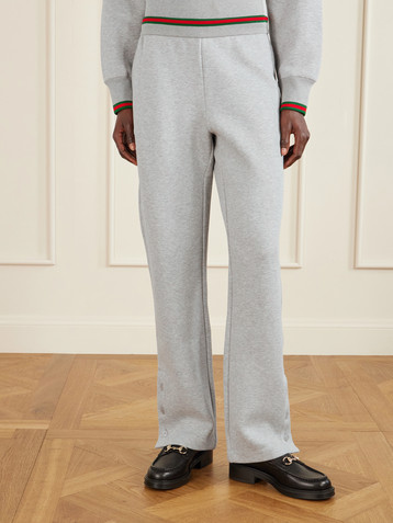 Gucci Cotton-blend jersey track pants
