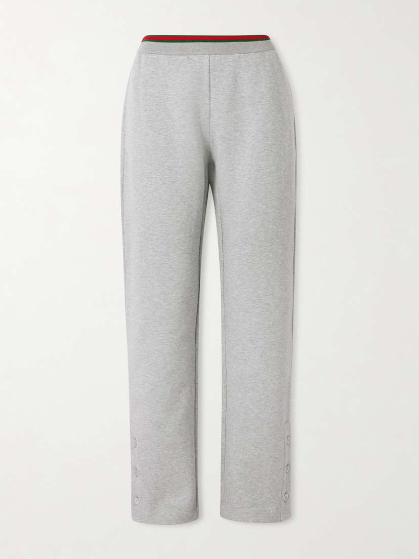 Gucci Cotton-blend Jersey Track Pants